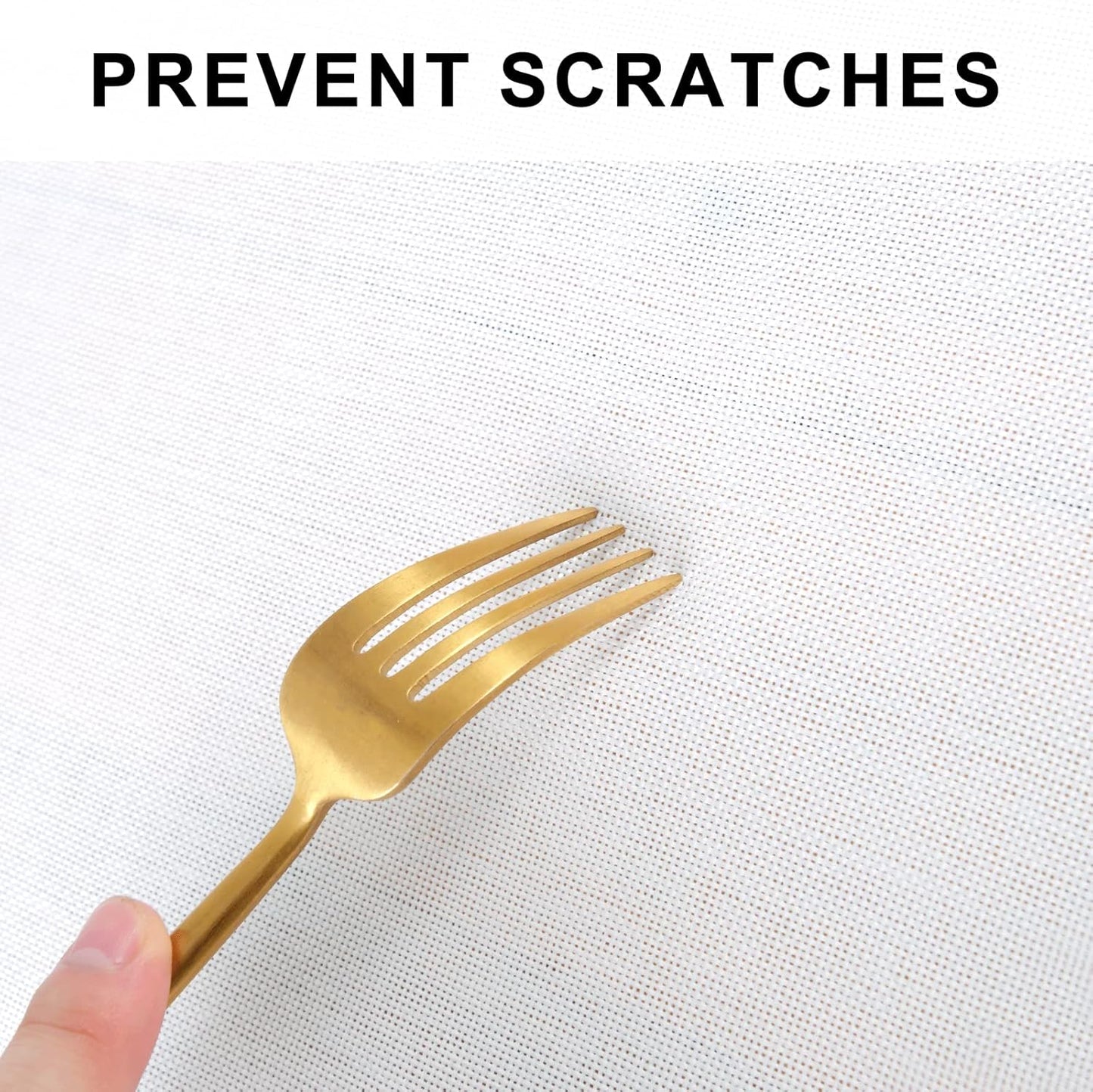 Hiasan Round Linen Table Cover 50 Inch - Wrinkle and Stain Resistant Washable Polyester Fabric Table Cloth for Dining Room Kitchen Party, White