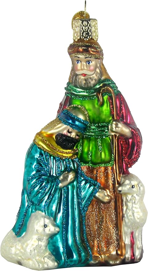 Old World Christmas Nativity Collection Glass Ornament