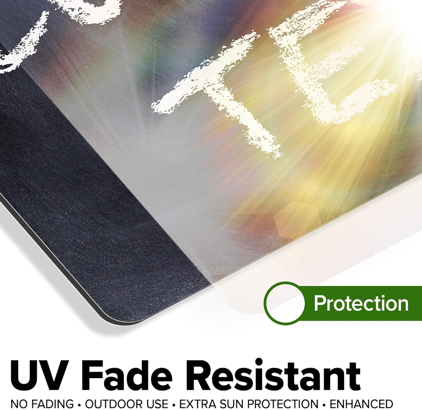 Custom Sign, Custom Street Sign, 11 Font Colors, 13 Font Styles, 4 Hole Options, 22 Sizes, 10x14 Inches, Rust Free DiBound, Fade Resistant, Made in USA by My Sign Center (Chalkboard Black)