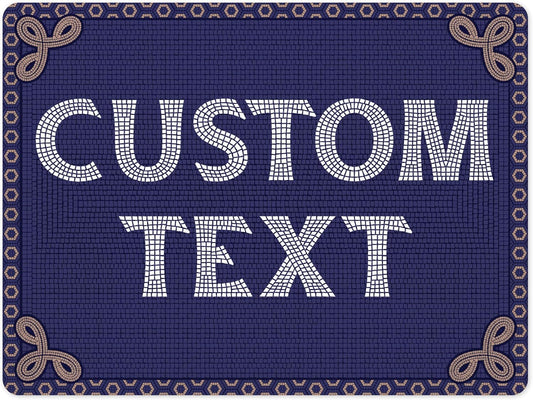 Custom Sign, Custom Street Sign, 11 Font Colors, 13 Font Styles, 4 Hole Options, 22 Sizes, 36x48 Inches, Rust Free DiBound, Fade Resistant, Made in USA by My Sign Center (Fauxsaic 1)