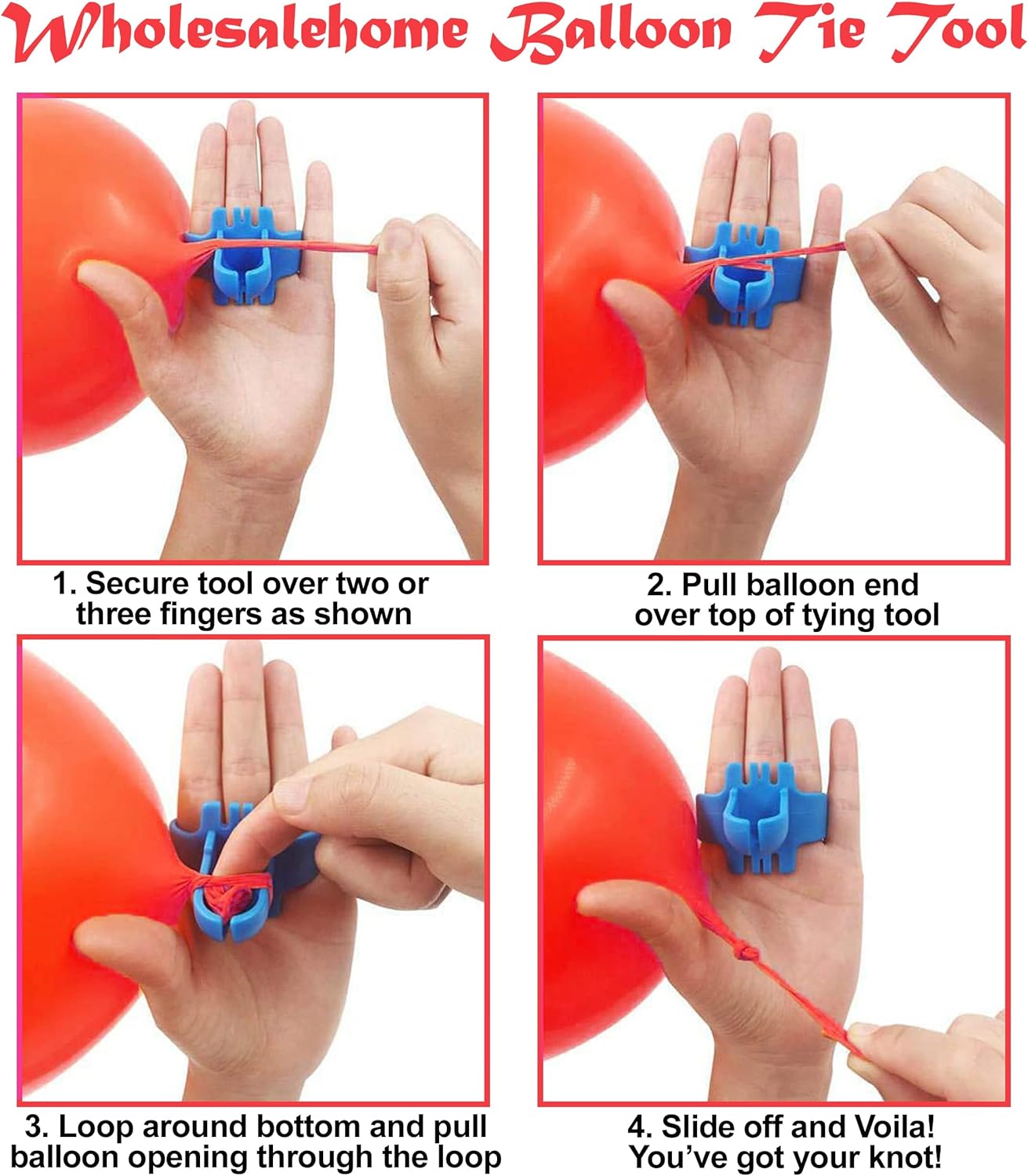 Helium Tank for Balloons At Home, 14.9 Cu Ft Helium Balloon Pump Kit with 50 Assorted Latex Balloons, White Curling Ribbon and Wholesalehome Balloon Tie Tool