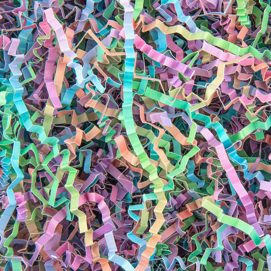 Caleihd Crinkle Cut Paper Grass Cushion Paper Streamer for Christmas Wedding Birthday Bridesmaid Engagement Craft Gift Boxes Bags Filler Decoration 4.5oz Multi-color