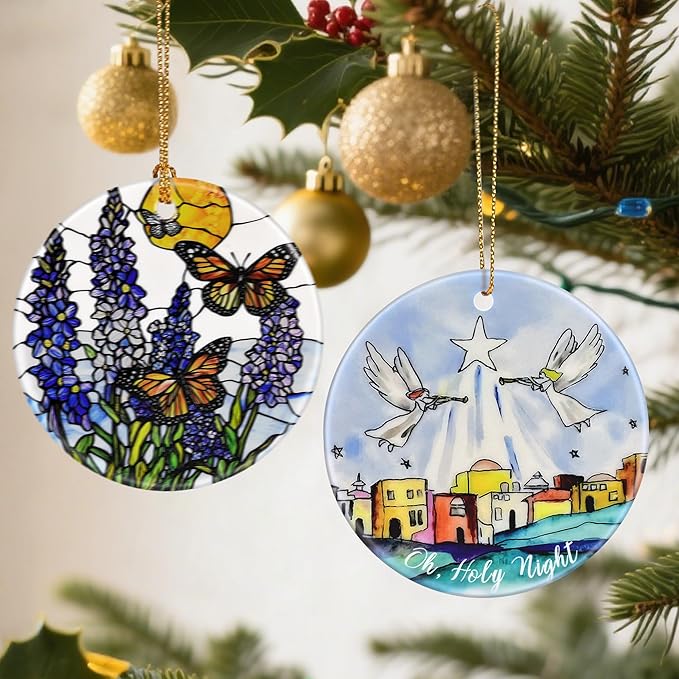 Bethlehem Ornaments, Oh Holy Night Christmas Ornaments: Christmas Tree Decorations, Holiday Decor, Stocking Stuffers, Gift Ideas, Xmas Gift, Christian Gifts & Religion Gifts