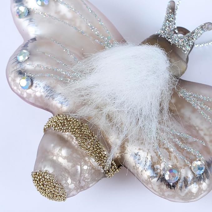 Primitives by Kathy Glass Ornament - Insect Christmas Ornament Holiday Décor Hanging Tree Decorations Festive Party Themed Gift