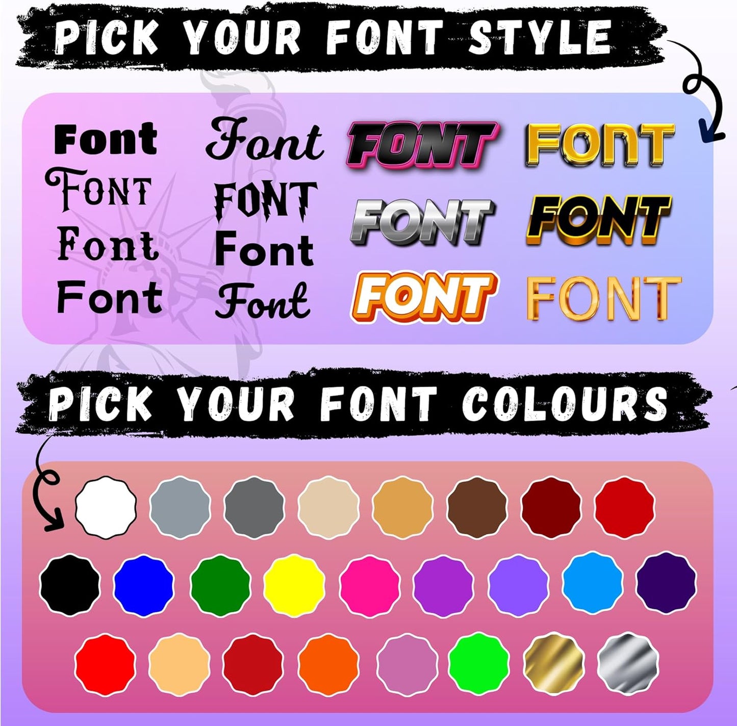 Customizable Magnet Bumper ❚ Design Your Own Custom Magnet ❚ Multiple Size and Color Options ❚ Car Truck Van ❚ Pick Your Font/Pick Your Color ❚ We Print All Made in The USA