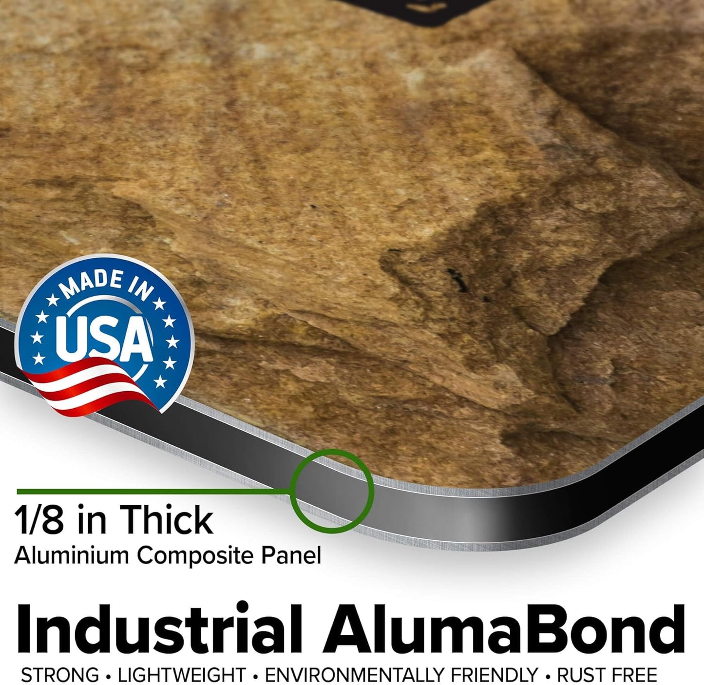 Custom Sign, Custom Street Sign, 11 Font Colors, 13 Font Styles, 4 Hole Options, 22 Sizes, 30x30 Inches, Rust Free DiBound, Fade Resistant, Made in USA by My Sign Center (Stone)