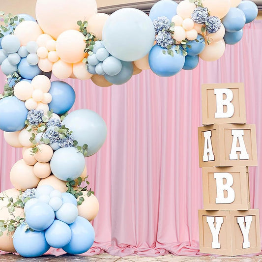 MEETSKY Pink Backdrop Curtain for Parties Baby Shower Pink Photo Curtains with Rod Pockets Backdrop Drapes Privacy Fabric Decoration for Wedding Birthday Gril Party Home Decor, 5ft x 10ft, 2 Panels