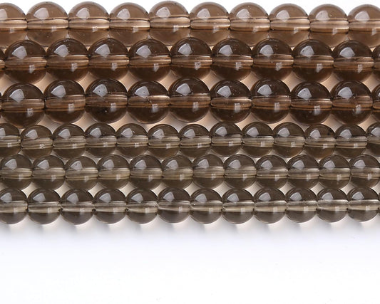 Tawny Glass Stone Beads Gemstone Round Crystal Energy Jade Beads Stone Beads for Jewelry Making DIY Bracelet Necklace Jewelry Making 1 Strand 15.5inch 32PCS 12MM