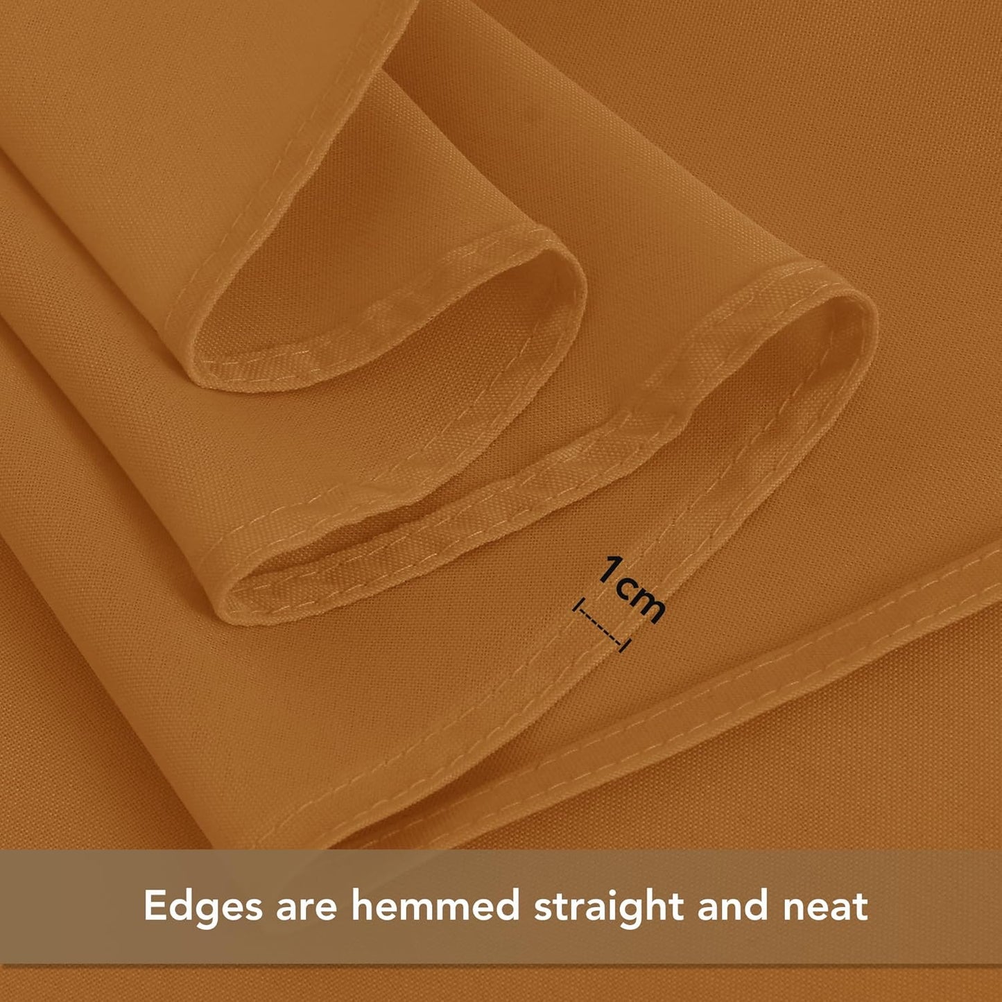 sancua Thanksgiving Square Tablecloths 70x70 Inch Bronze, 2 Pack - Fabric Fall Table Cloth for Square or Round Tables, Washable Polyester Table Cover for Dinner, Holiday Party, Display Tables