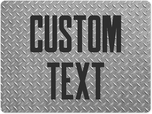 Custom Sign, Custom Street Sign, 11 Font Colors, 13 Font Styles, 4 Hole Options, 22 Sizes, 36x48 Inches, Rust Free DiBound, Fade Resistant, Made in USA by My Sign Center (Diamond Metal)