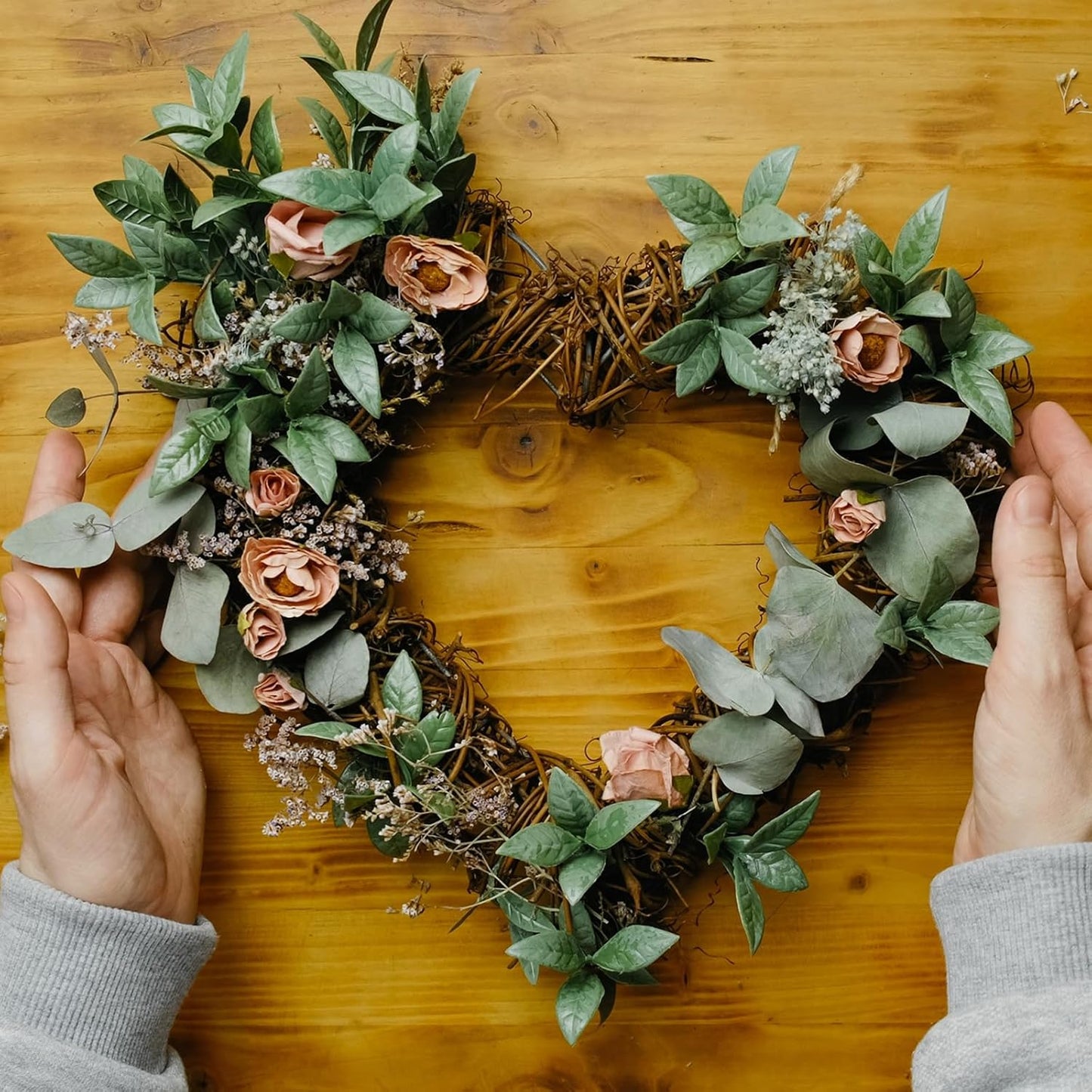 uxcell 164 Feet Floral Wire, 1mm Vine Bind Wire for DIY Crafts Flower Bouquet Christmas Wreaths Blue