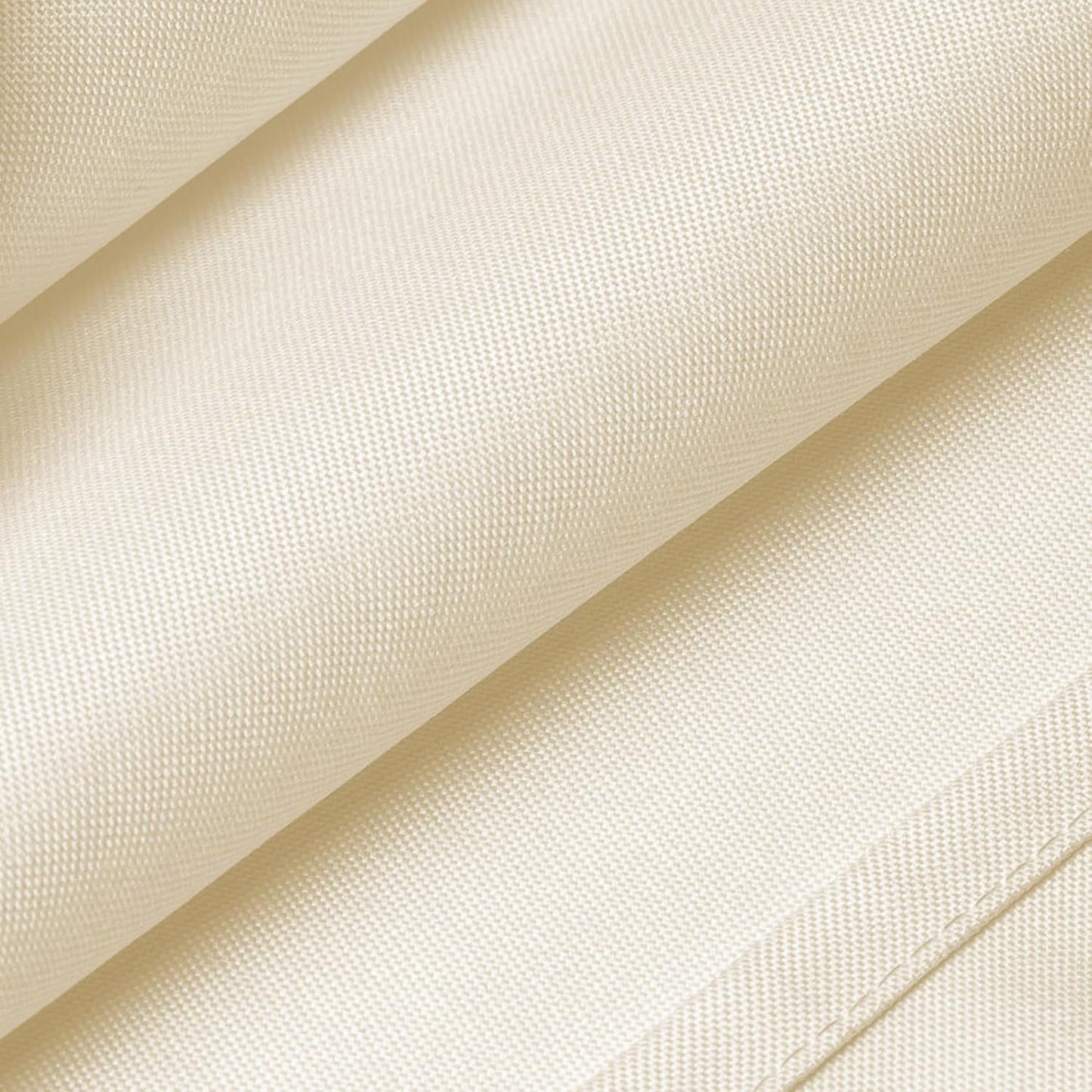 Lann's Linens - 10 Premium 90" Round Tablecloths for Wedding/Banquet/Restaurant - Polyester Fabric Table Cloths - Ivory