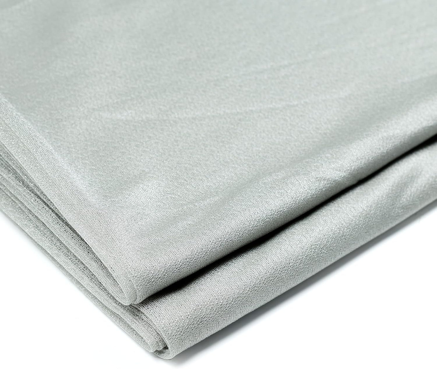 VDS Pack of 1 Panel (30 Inch X 100 Feet) Wedding Arch Draping Fabric Sheer Chiffon Fabric Drapery for Wedding Ceremony Reception Swag Backdrop Canopy Chuppah ARBO Altars Decoration (Grey)