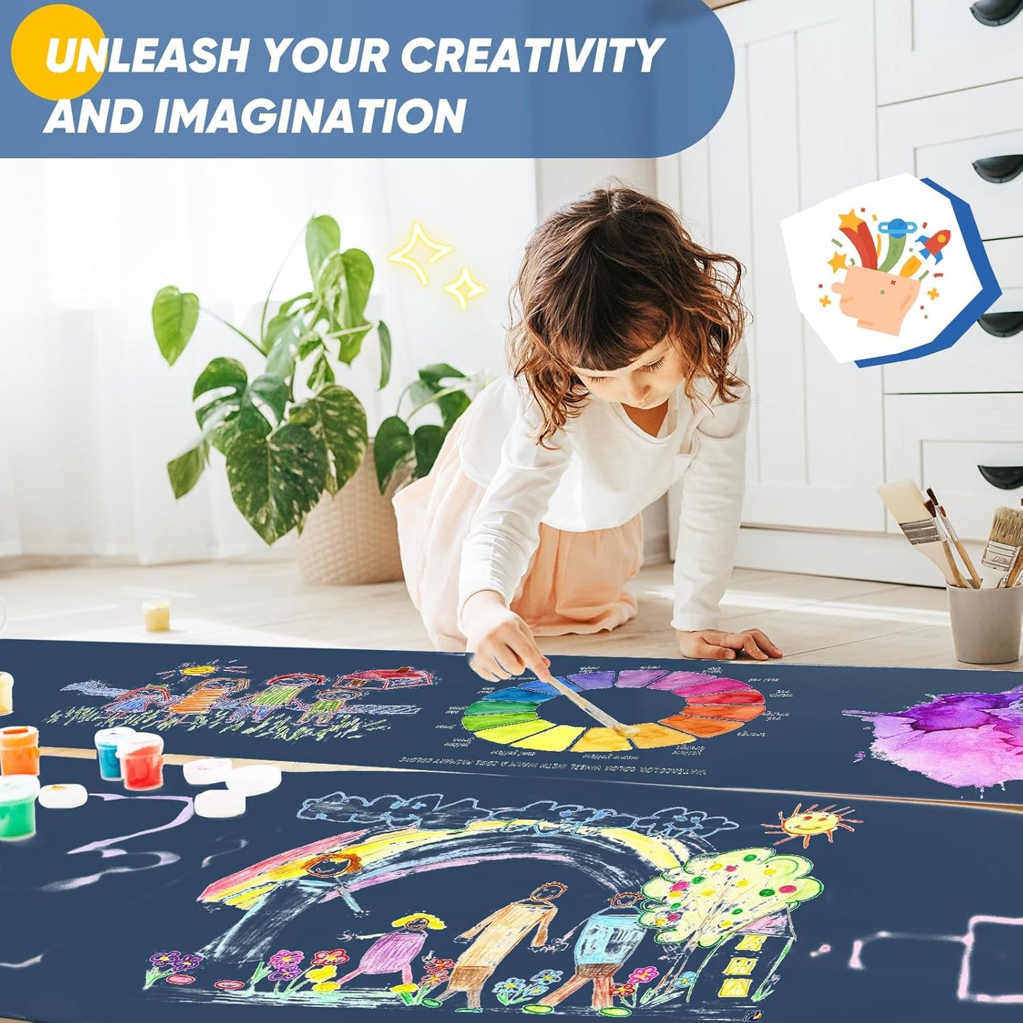 Navy Blue Wrapping Paper, 15"x900" Solid Color Art Craft Poster Bulletin Board Paper, Father's Day Eid Boys Birthday Bouquet Flower Gift Wrap for Men Dad Him, Florist Supplies for Packing Shipping