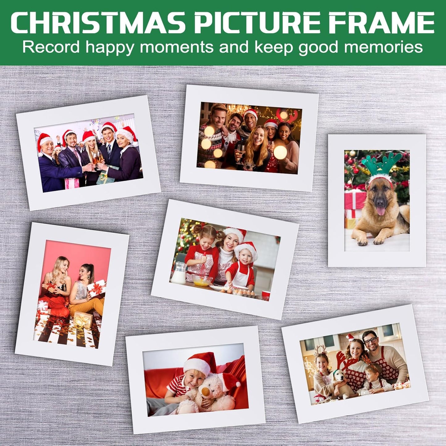 Soaoo 60 Pcs Magnetic Picture Frames Wallet Size 2.5 x 3.5 Inches Reusable Magnetic Photo Sleeves Picture Frame Holder for Home Cabinet Office Graduation Xmas Anniversary Classroom(White)