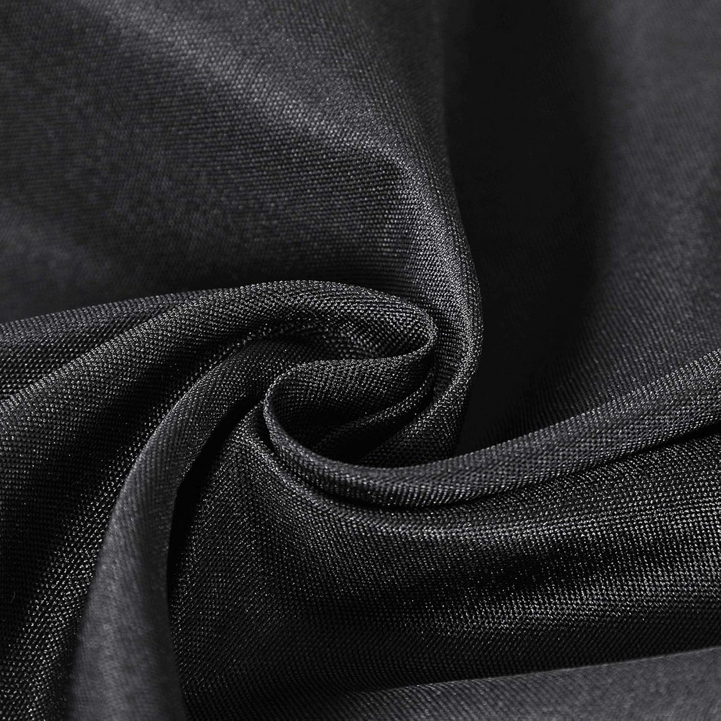Rectangle Tablecloth 90x156 inch Washable Polyester Fabric Table Cloth for Wedding Party Dining Banquet Decoration（90x156, Black）