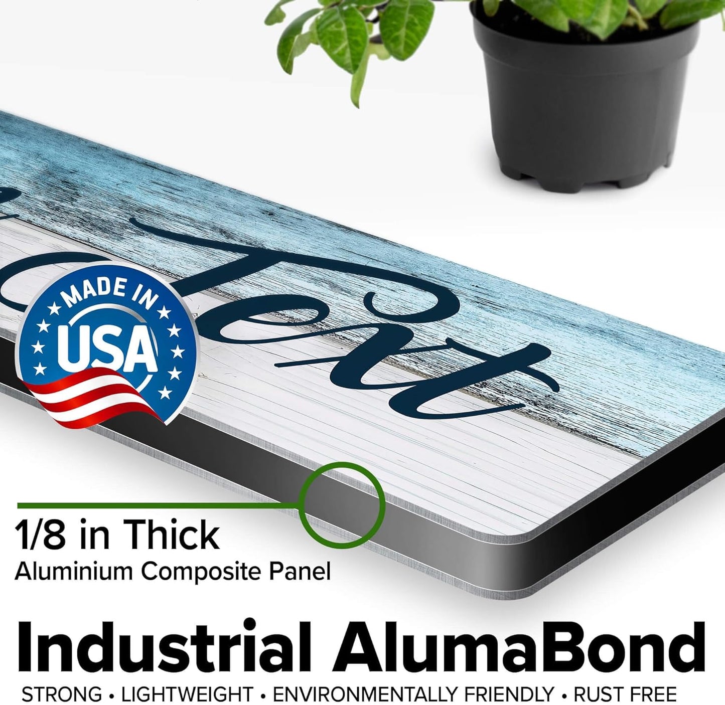 Custom Sign, Custom Street Sign, Ideal Chritmas Gift, 11 Font Colors, 13 Font Styles, 4 Hole Options, 22 Sizes, 3x12 Inches, Rust Free DiBound, Fade Resistant, Made in USA by My Sign Center (Coastal)