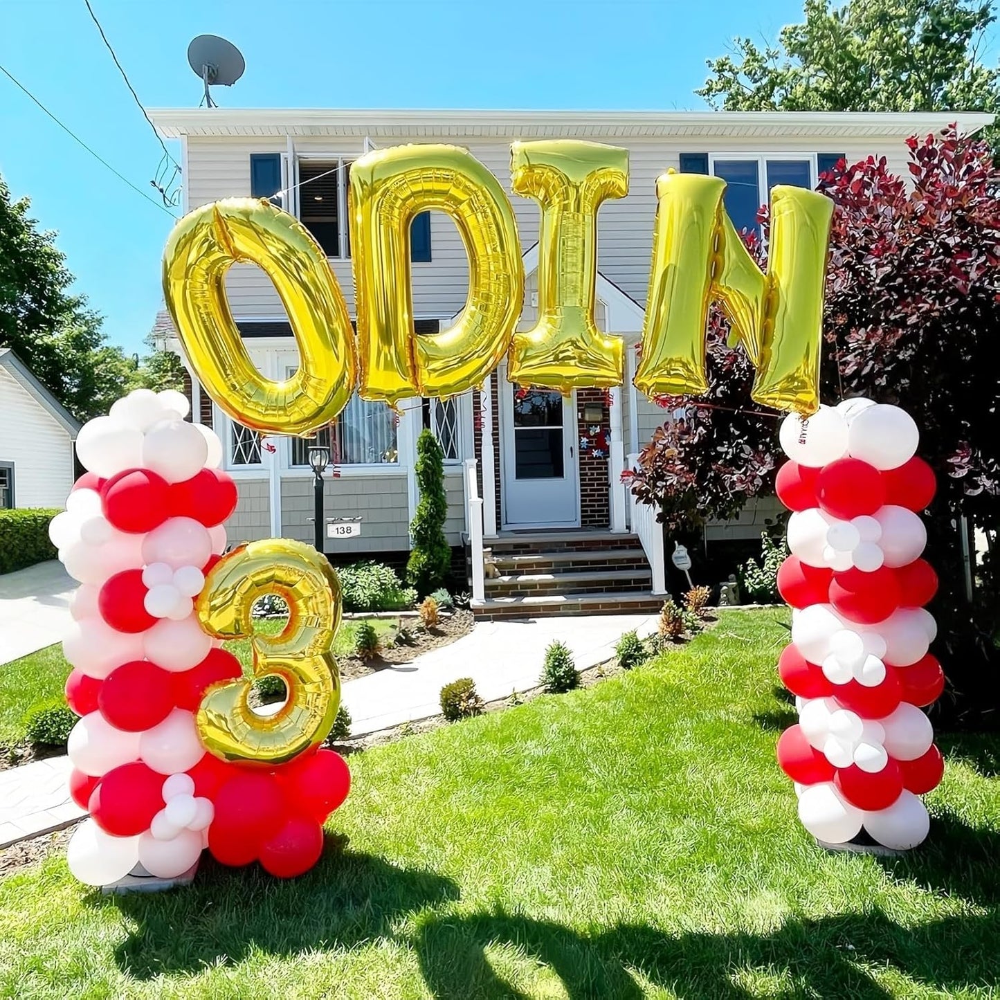 Big Alphabet J Foil Letter Balloons 40 Inch Self Inflating Name Balloon Decor for Women's Birthday & Anniversary