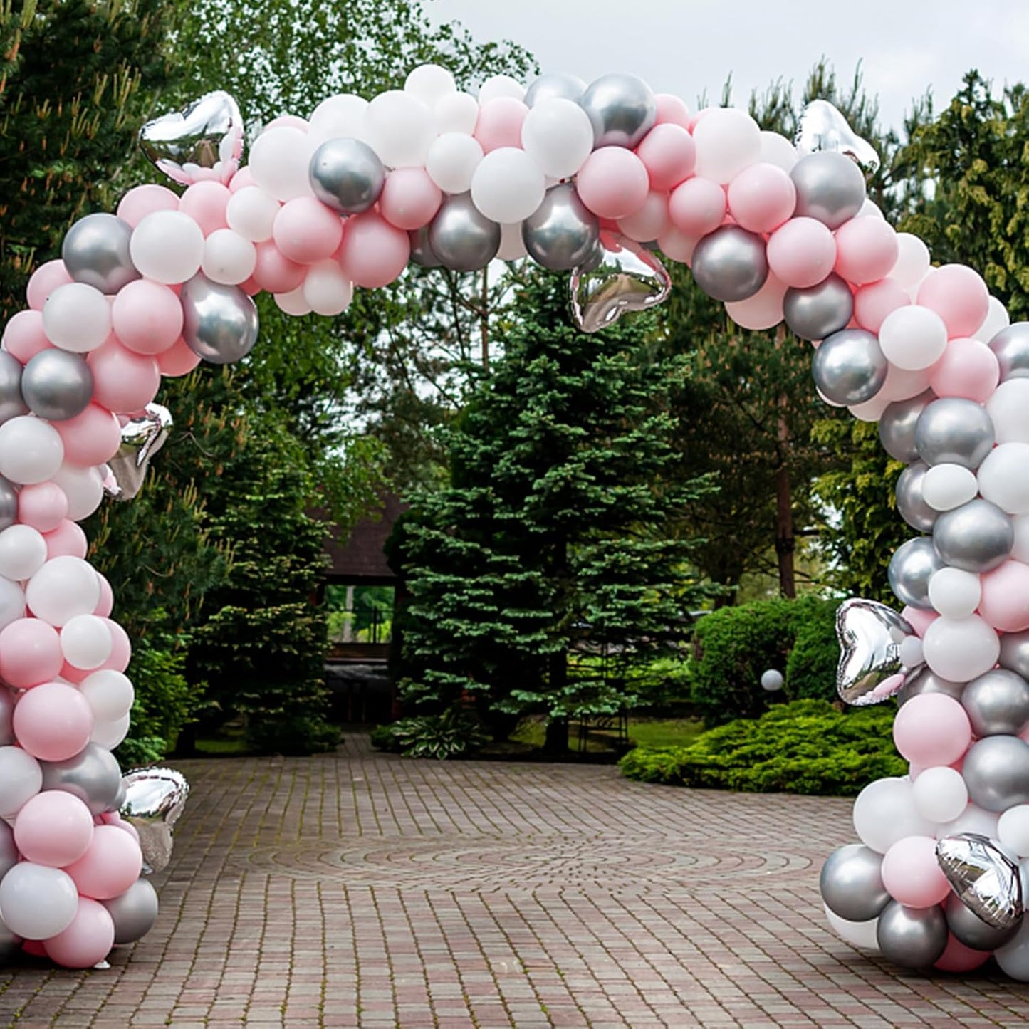 12 Inch Light Pink Balloons for Birthday Party, 105 Pcs Party Latex Balloons for Graduation Holiday Party, Baby Shower Anniversary Wedding Decorations Supplies (Light Pink)