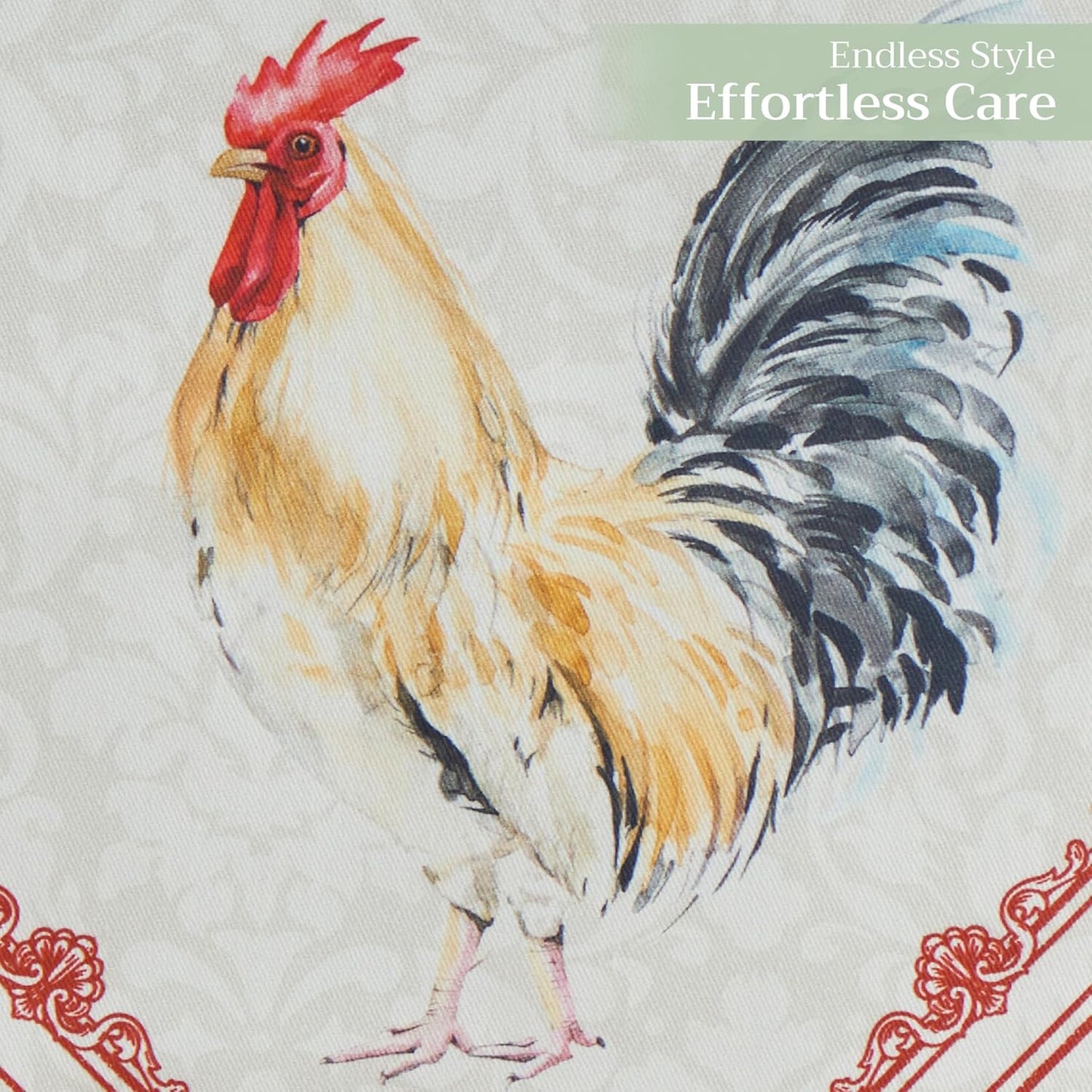 Maison d' Hermine Table runner 100% Cotton Double Layer Table Runners 108 inches long Decorative for Home Kitchen Dining Party Baby Shower Wedding Bridal Shower Spring Summer (Campagne, 14.50" x 108")