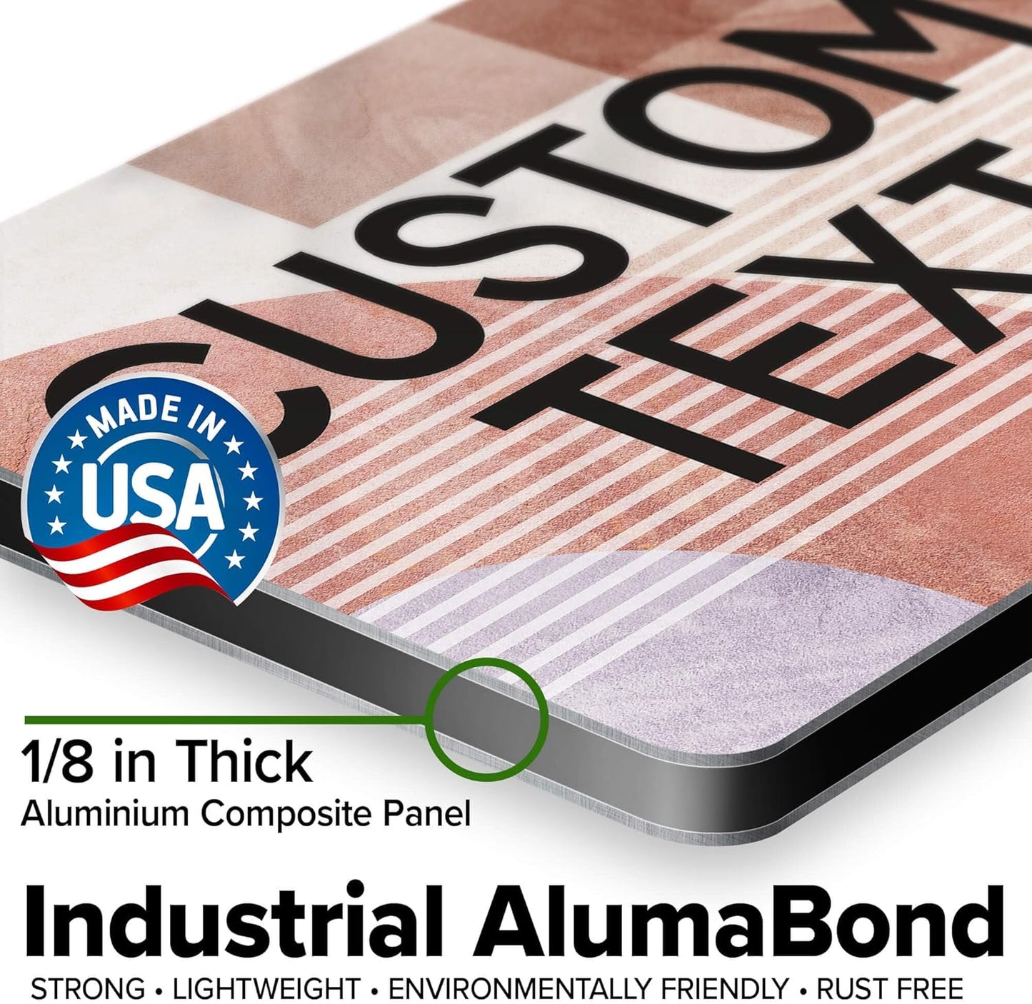 Custom Sign, Custom Street Sign, 11 Font Colors, 13 Font Styles, 4 Hole Options, 22 Sizes, 7x10 Inches, Rust Free DiBound, Fade Resistant, Made in USA by My Sign Center (Mid-Century Modern 1)