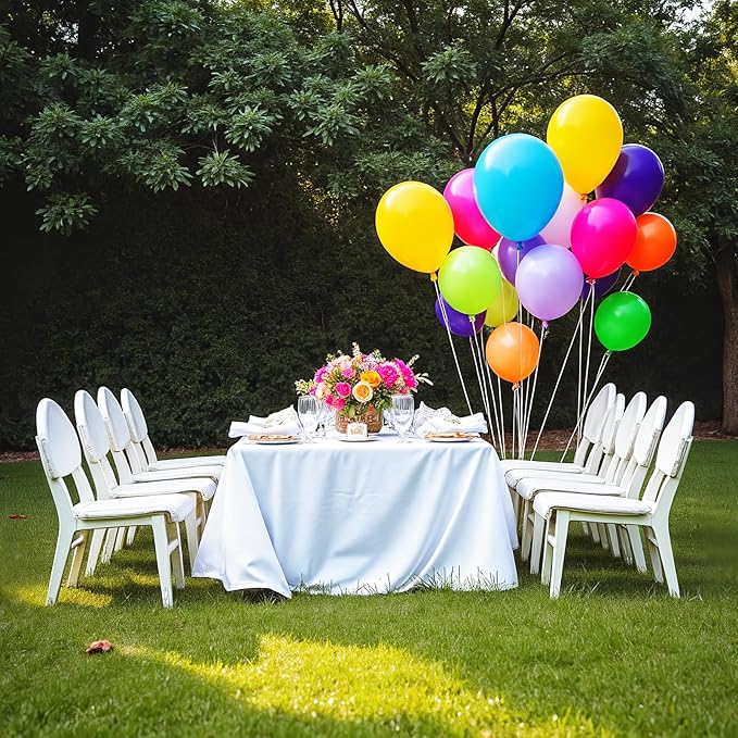 105pcs Rainbow Latex Balloons, 12 inches Assorted color ballons, Round Helium Bright Color Balloons for Birthday Baby Shower Wedding Party Decorations