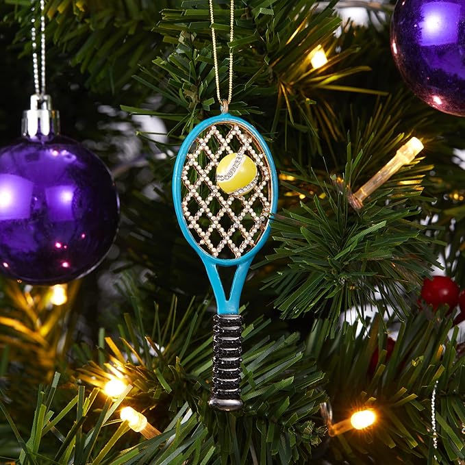 Christmas Ornaments 2025,Tennis Ornament Hanging Ornaments for Christmas Tree, Decorations Keepsake Gifts for Sisters Mom Grandma Women|Tennis Ornament
