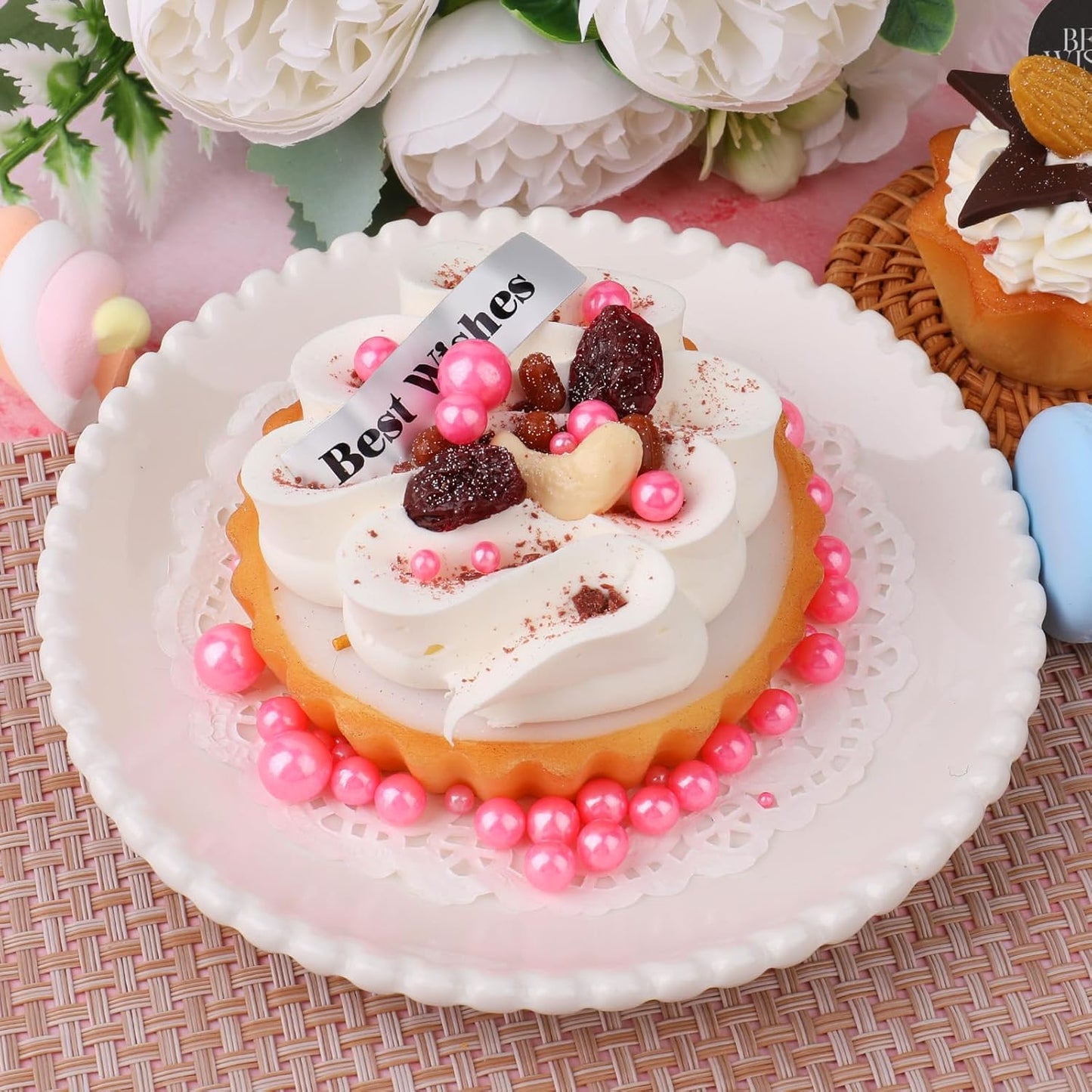 Pink Pearl Sprinkles for Cake Decorating, 11.3 Oz Edible Pearls Sugar 4 Sizes Gift Box Set for Baking Cookie Ice Cream Cupcake Toppings