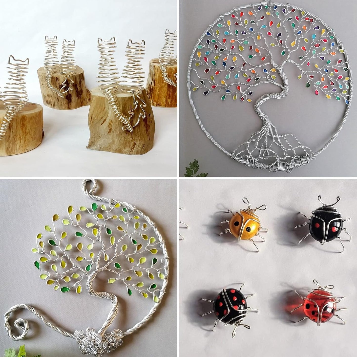 82FT Jewelry Wire 20 Gauge Tarnish-Resistant Copper Beading Wires Roll Bulk for DIY Crafts Jewelry Making, Silver Wire