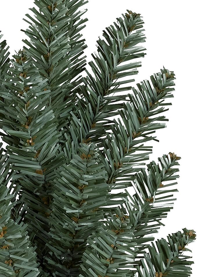 Balsam Hill 7ft Pre-Lit Classic Blue Spruce - Artificial Christmas Tree with 850 Clear Incandescent Lights, Easy Plug Technology, Premium Stand for Indoor Holiday Decorating