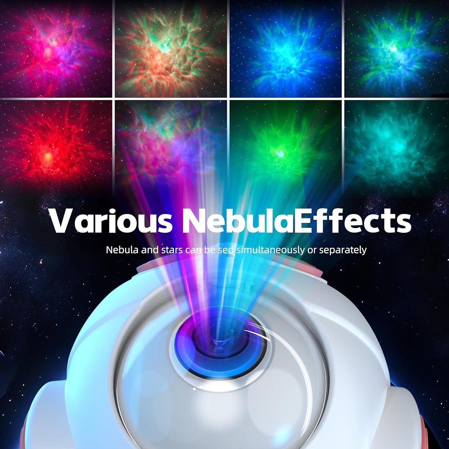 Galaxy Night Light - Astronaut Space Projector, Star Projector,Starry Nebula Ceiling LED Lamp with Timer and Remote,APP Control， Kids Room Decor Aesthetic, for Birthdays,Christmas APP Control