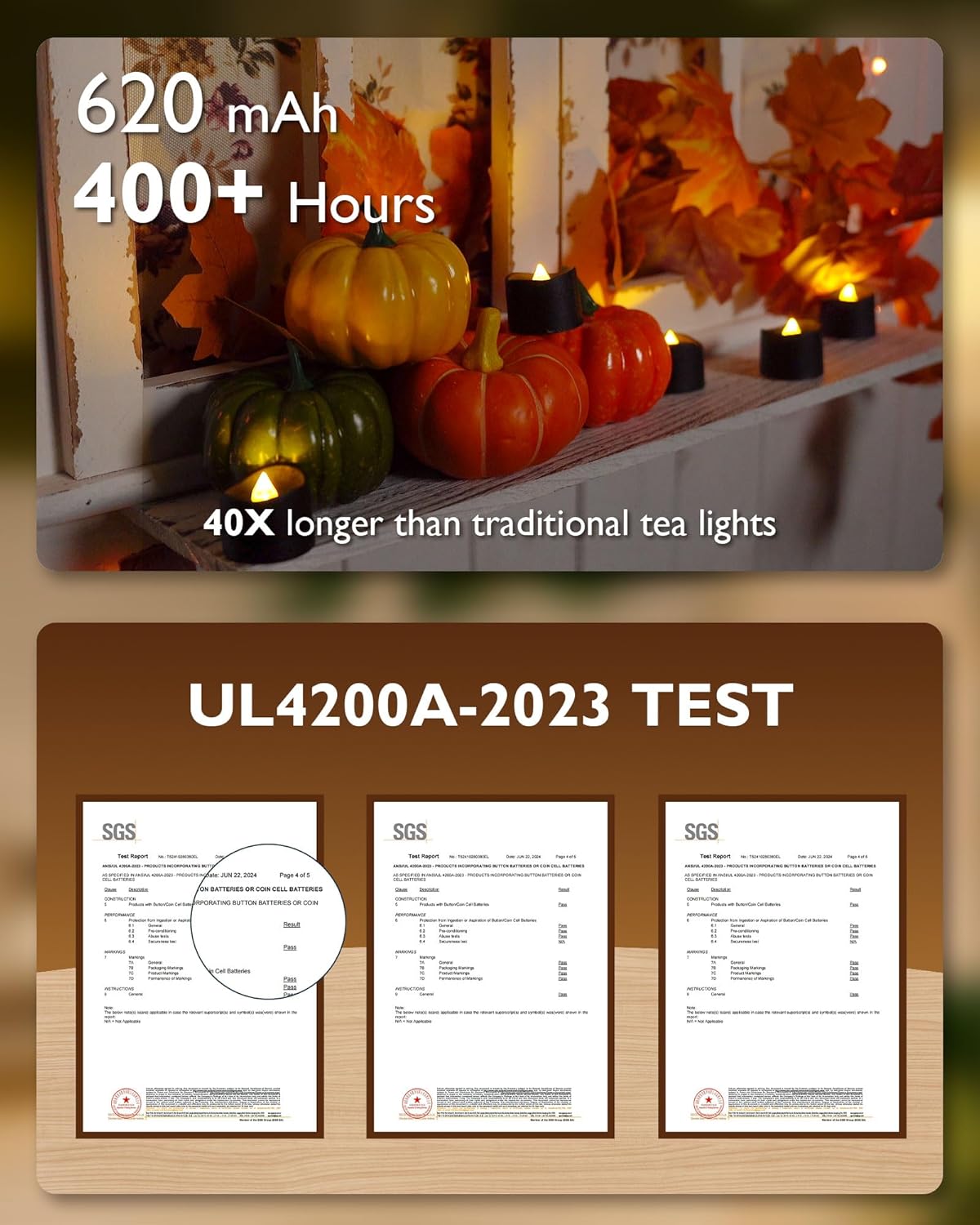 Homemory 12pcs Black Remote Timer LED Tea Lights Candles, 400+Hours Flickering Flameless Battery Votive Tealights for Tabletop Lighting, Centerpieces Decor, Holiday, Warm White Glow