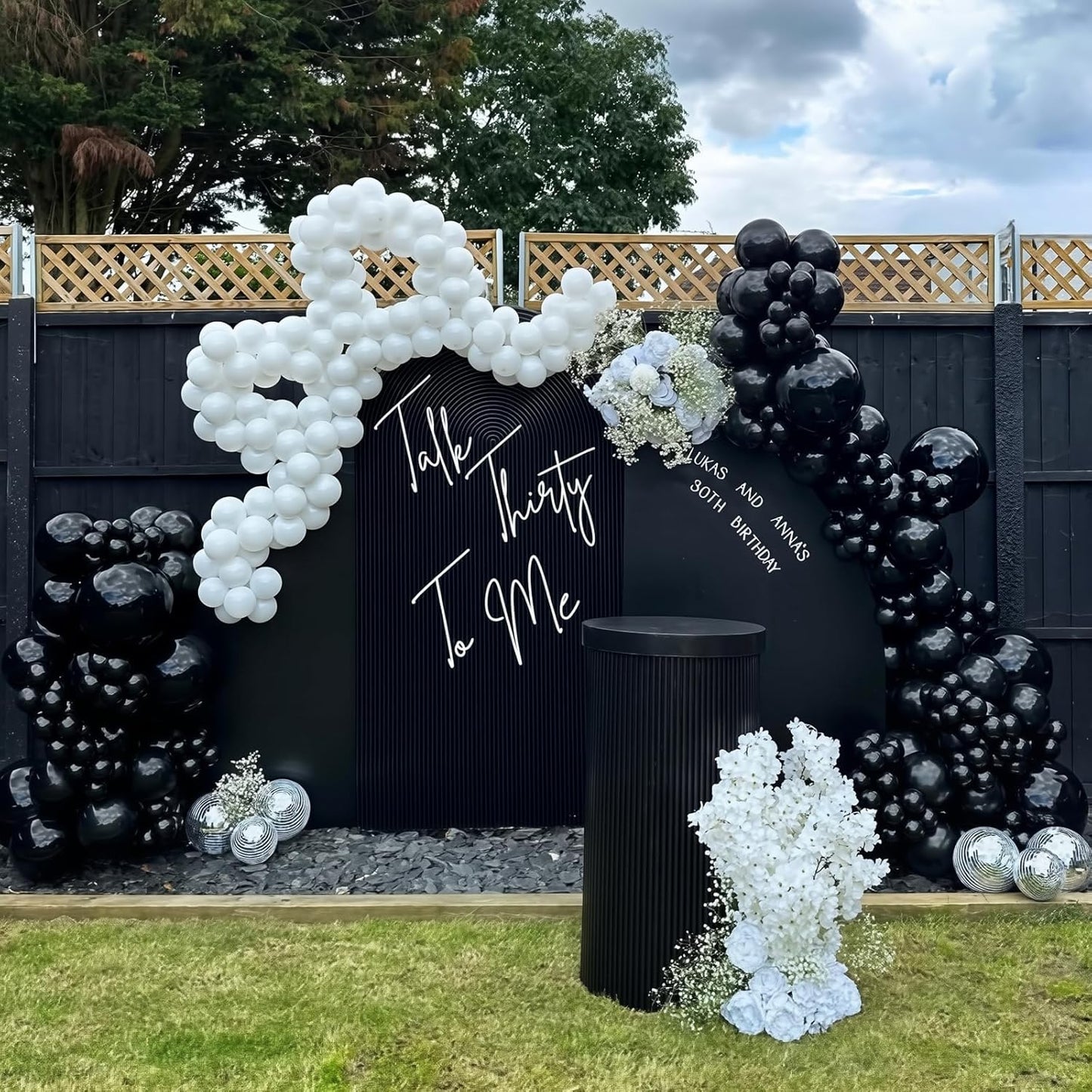 125 pcs White Balloons 5 Inch, Small Balloon Garland Arch Kit for Birthday Party Decorations Anniversary Wedding Baby Shower Party Decor