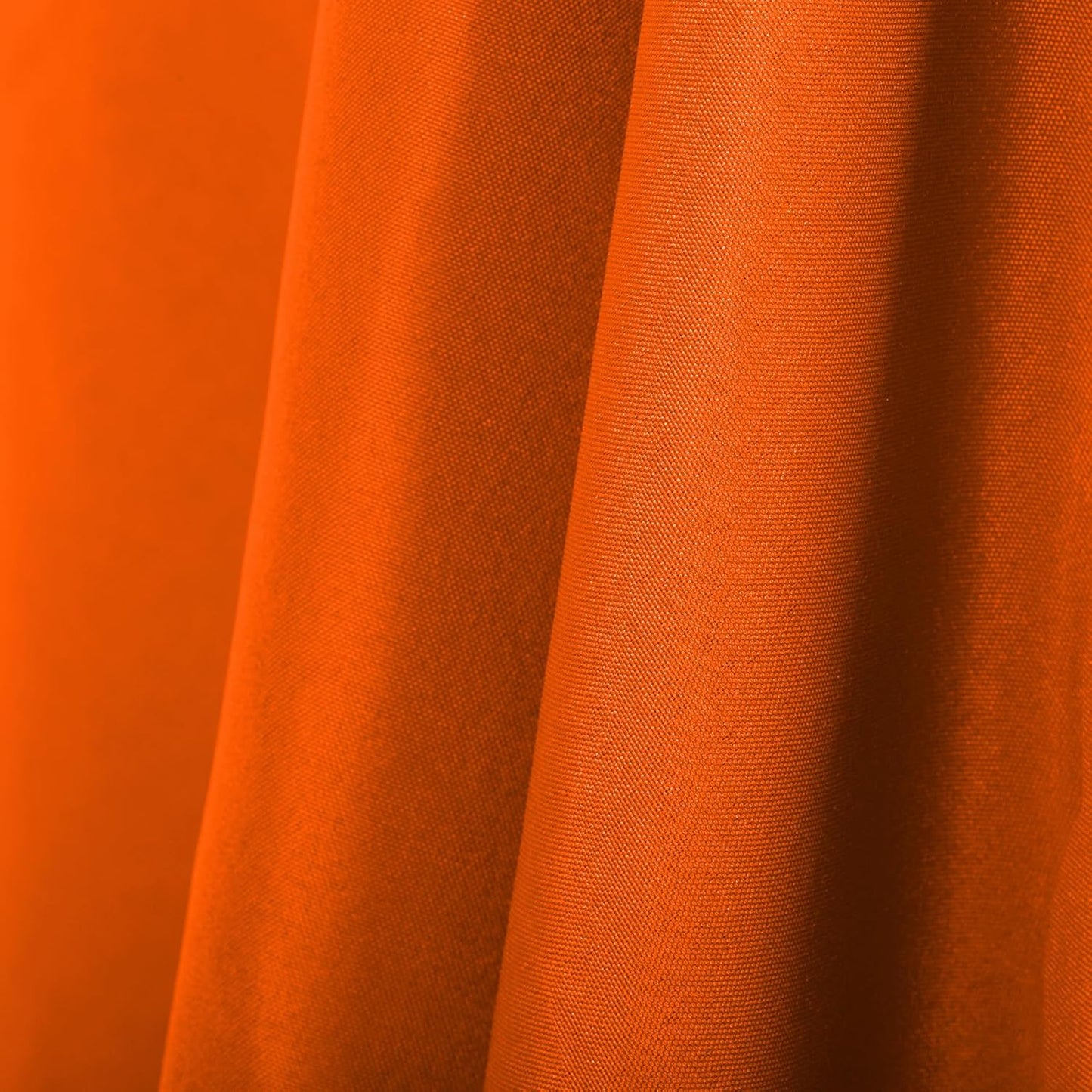 Ascoza 2pack 60x120 Inch Orange Rectangular Tablecloth 6 Feet Table Cloth in Polyester Fabric for Wedding/Banquet/Restaurant/Parties