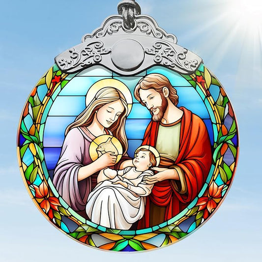 Nativity Christmas Ornaments - Nativity Ornaments for Christmas Tree - Christian & Religious Gifts - S074