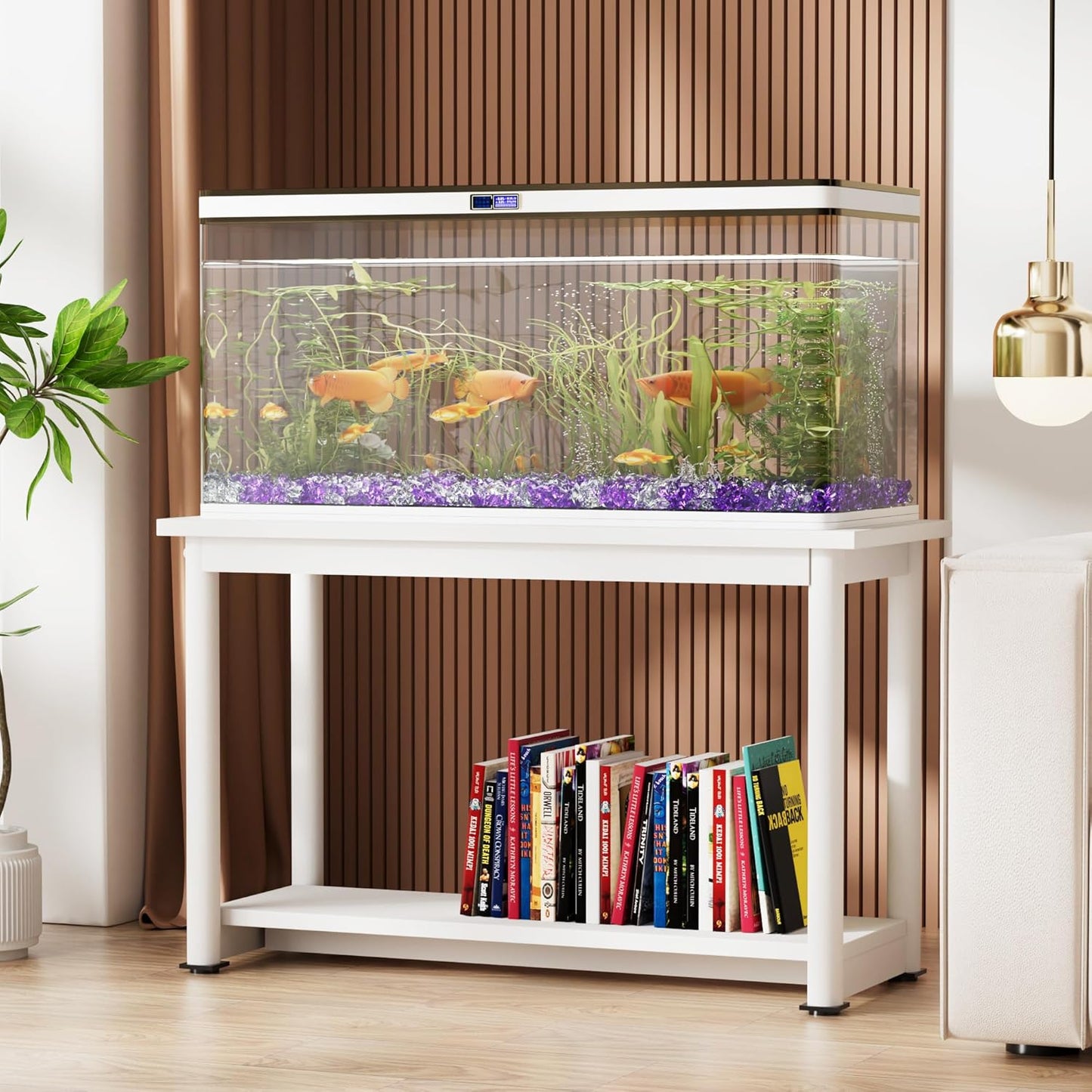 Acrylic Crushed Ice Rocks, Babenest 150 PCS Fake Crystals Plastic Ice Cubes Diamonds Gems for Vase Fillers, Home Decoration, Table Scatter, Event, Wedding, Arts & Crafts (Purple/Clear)