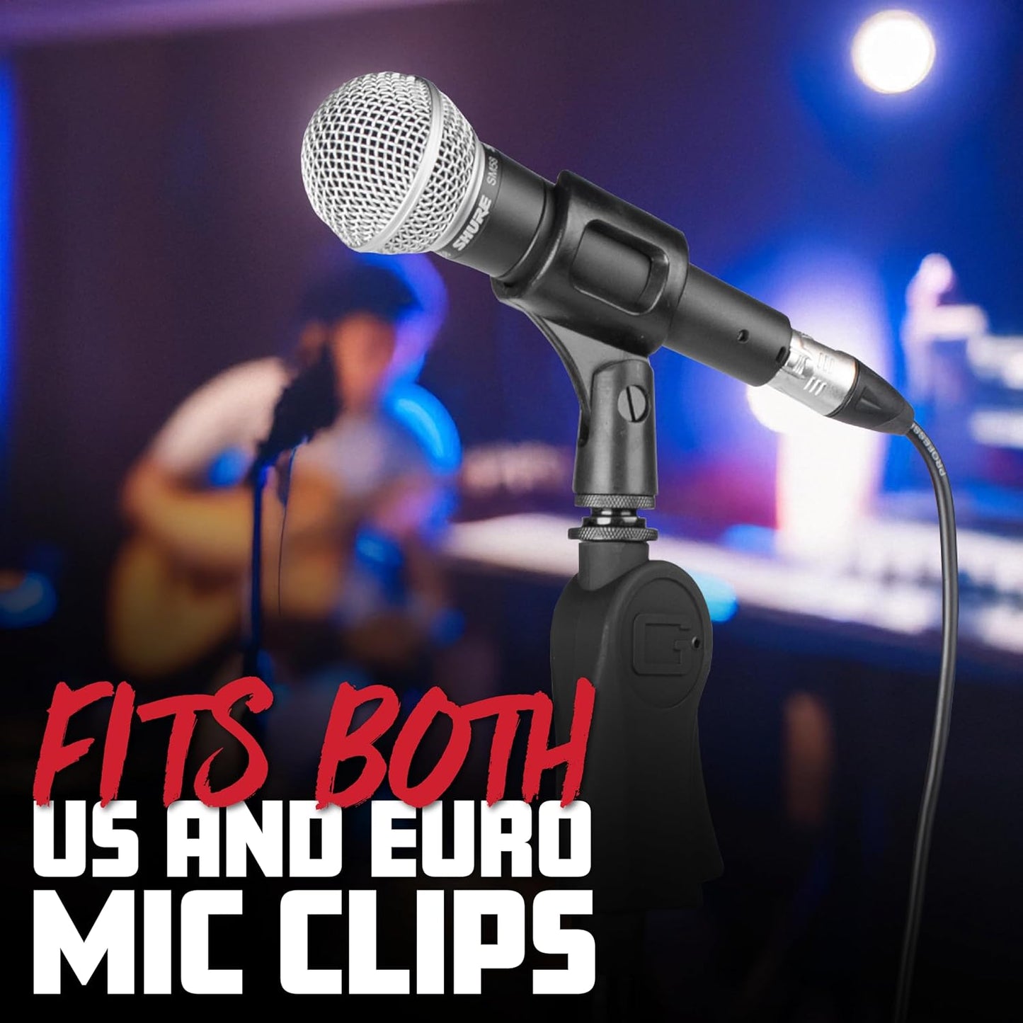 Gator Frameworks Deluxe Tripod Microphone Stand with Clutch Height Adjustment (GFW-MIC-2100)