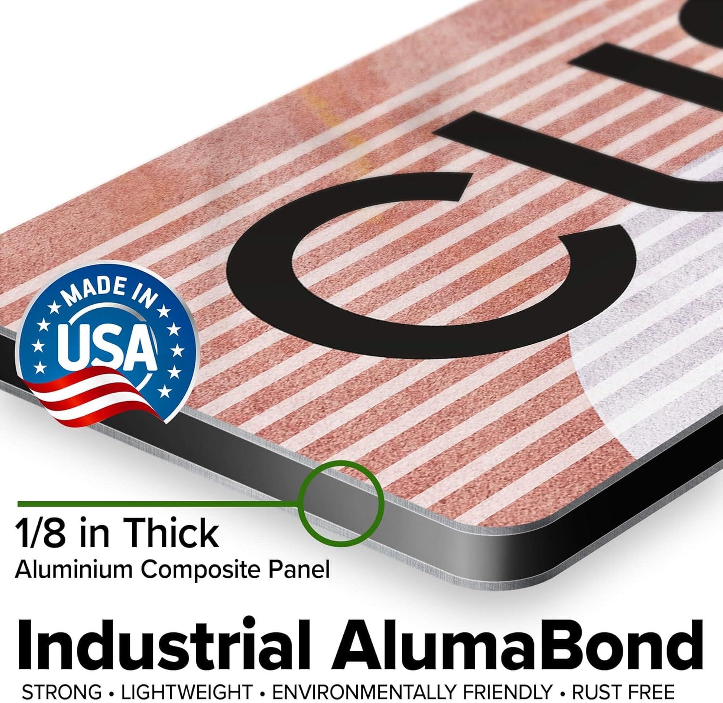 Custom Sign, Custom Street Sign, 11 Font Colors, 13 Font Styles, 4 Hole Options, 22 Sizes, 6x30 Inches, Rust Free DiBound, Fade Resistant, Made in USA by My Sign Center (Mid-Century Modern 1)