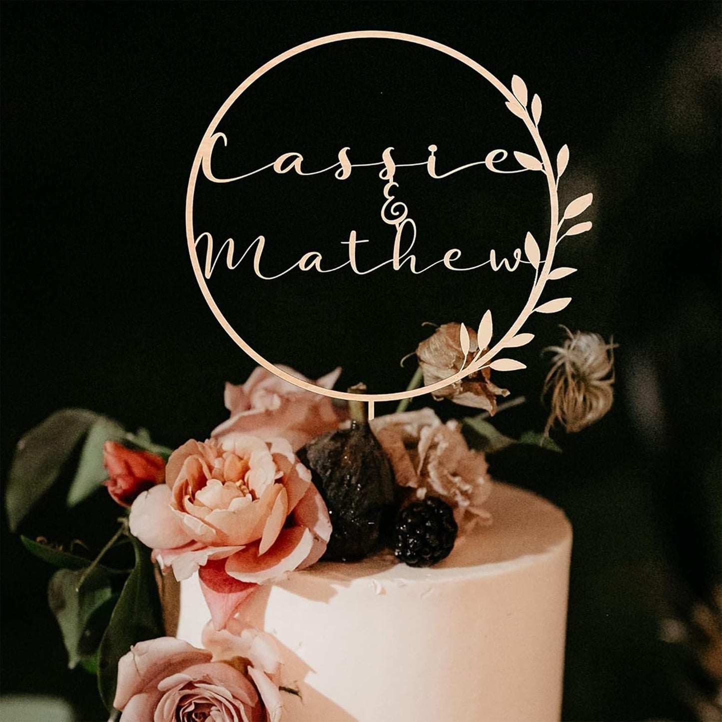 Wedding Cake Toppers, Wedding Cake Toppers Bride and Groom, Custom Cake Topper, Customize Your Own Anniversary Mr and Mrs Cake Topper (Design 1)