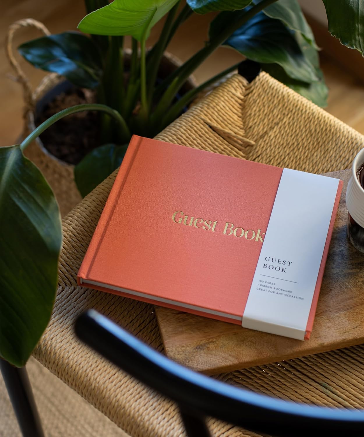 Lamare Wedding Guest Book – Elegant Guest Book for Party, Baby Shower Guest Book & Polaroid Guest Book for Wedding