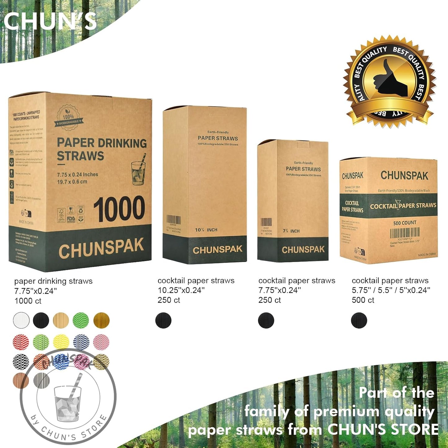 Disposable Paper Drinking Straws, Red Striped, 7.75" x0.24", 1000 Counts - Restaurant Pack