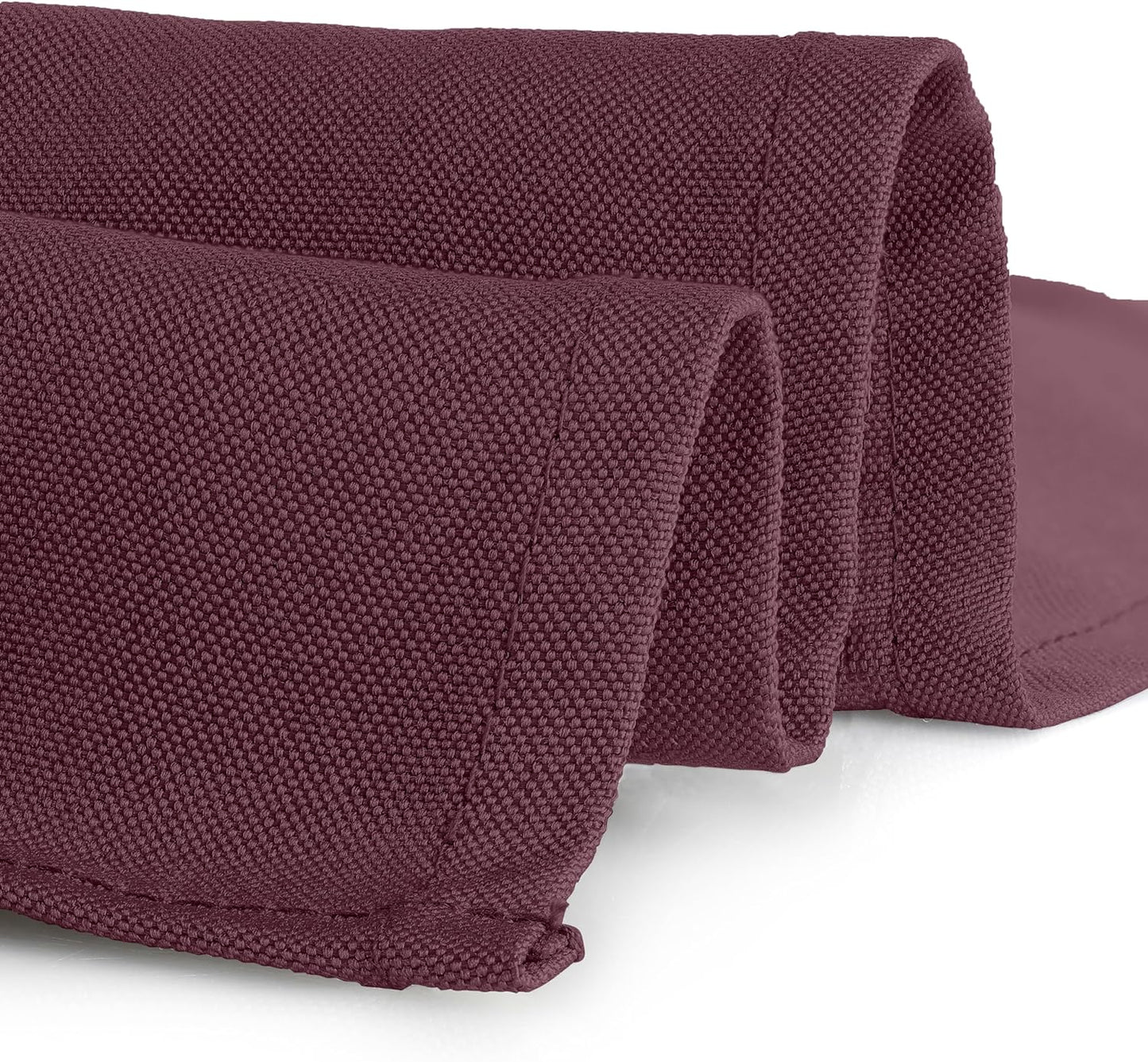 Gee Di Moda Rectangle Tablecloth - 60 x 102 Inch Burgundy Table Cloth for 6 Foot Rectangle Table - Heavy Duty Washable Fabric - for 6 Ft Buffet Table, Holiday Party, Dinner, Wedding & Baby Shower