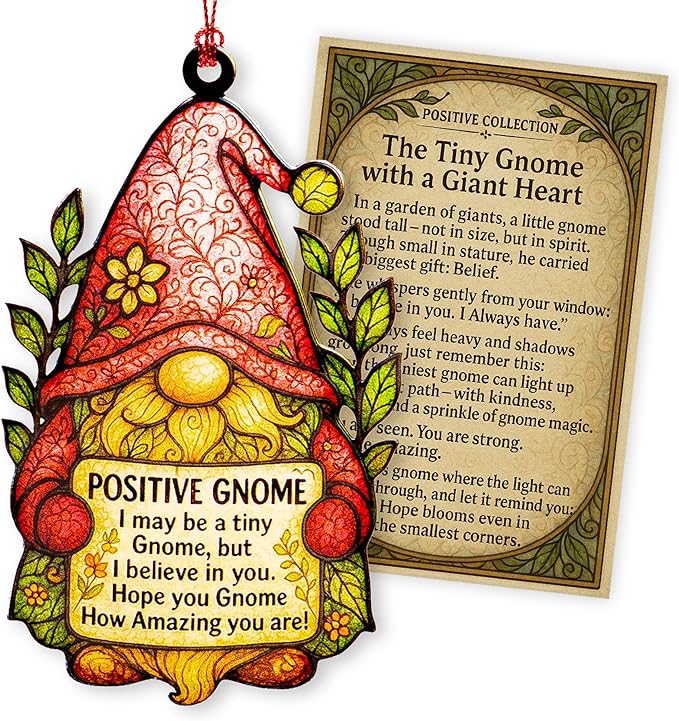 Gnome ornaments - gnome christmas ornaments - Gnomes gifts for women - Fall Christmas ornament 2025 - Christmas ornament - White elephant gifts