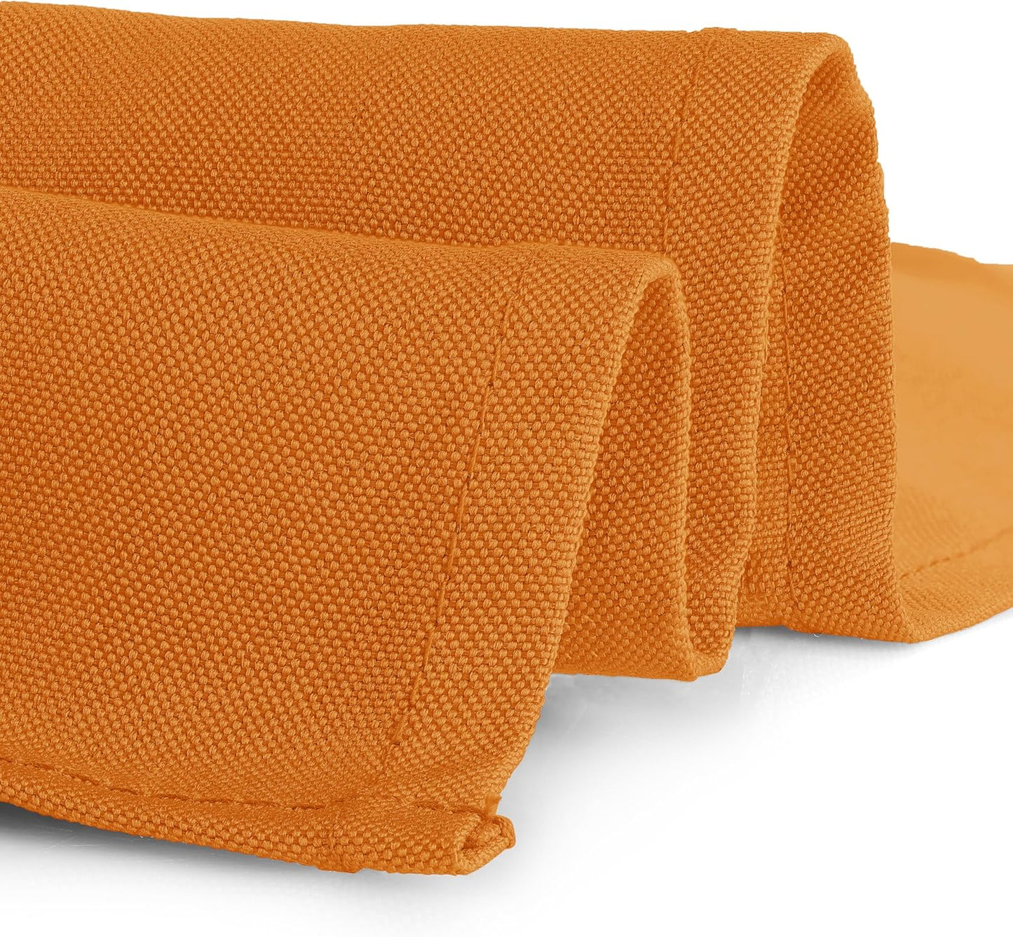 Gee Di Moda Rectangle Tablecloth - 60 x 126 Inch Orange Table Cloth for 8 Foot Rectangle Table - Heavy Duty Washable Fabric - for 8 Ft Buffet Table, Holiday Party, Dinner, Wedding & Baby Shower