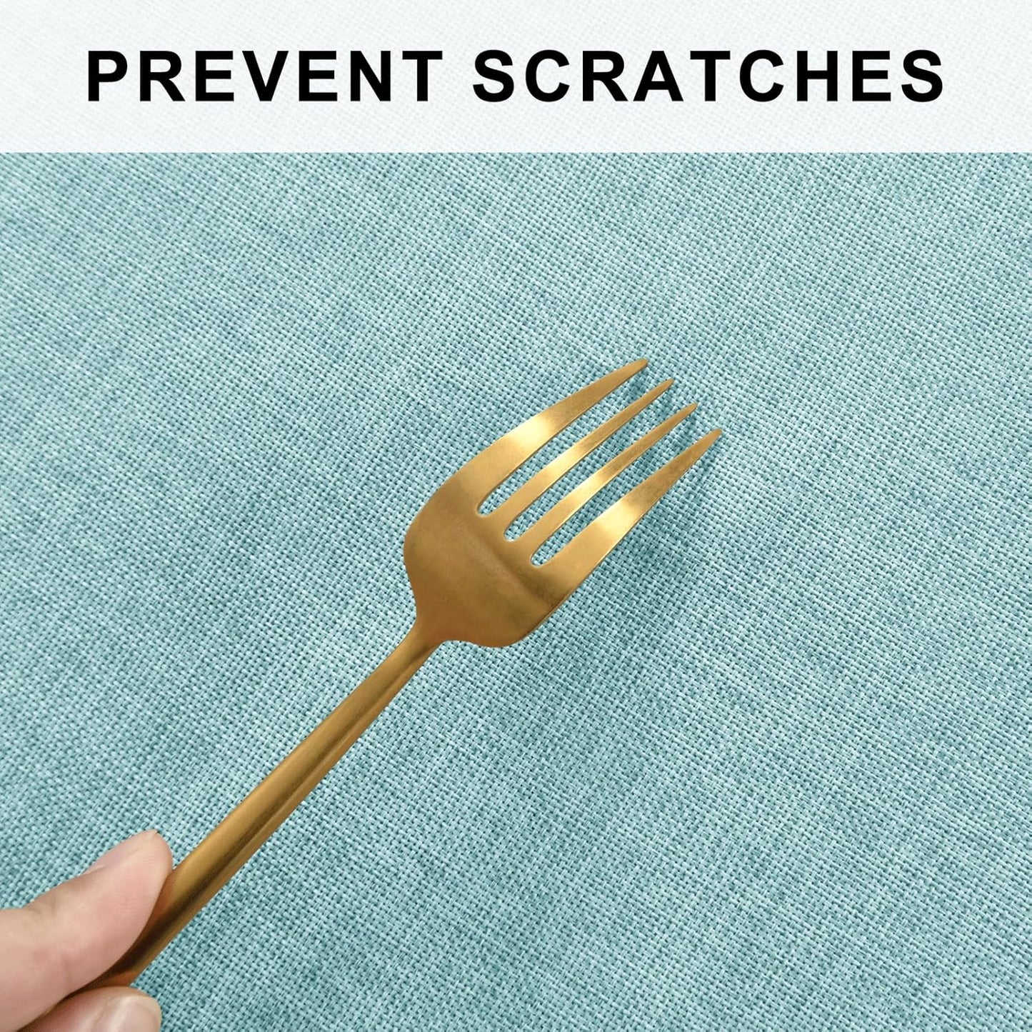 Hiasan Round Tablecloth 90 Inch Linen - Wrinkle and Stain Resistant Washable Polyester Fabric Table Cloth for Dining Room Kitchen Party, Aqua