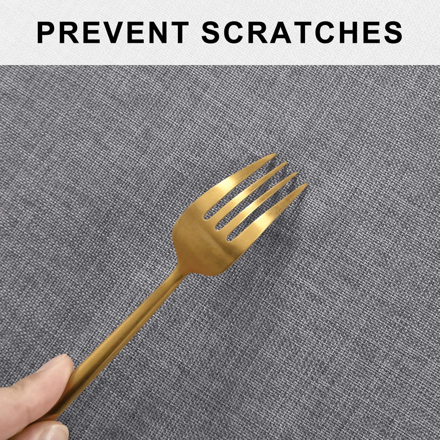 Hiasan Round Linen Tablecloth 30 Inch - Wrinkle and Stain Resistant Washable Polyester Fabric Table Cloth for Dining Room Kitchen Party, Grey