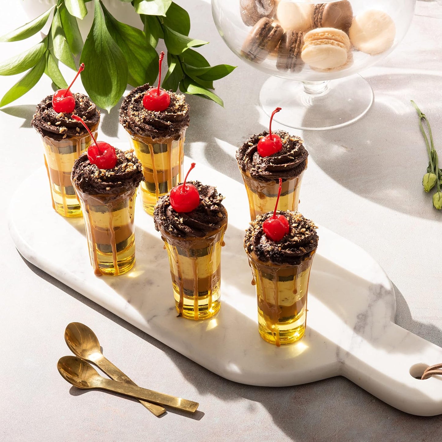 M&N HOME Yellow Shot Glass Set, 2 Oz Set of 6 Colored Shot Glasses, Whiskey Glasses, Tequila Shot Glasses, Cocktail Glasses, Shot Glasses for Vodka, Spirits & Liquors, Shot Glass Gifts (Yellow Set)