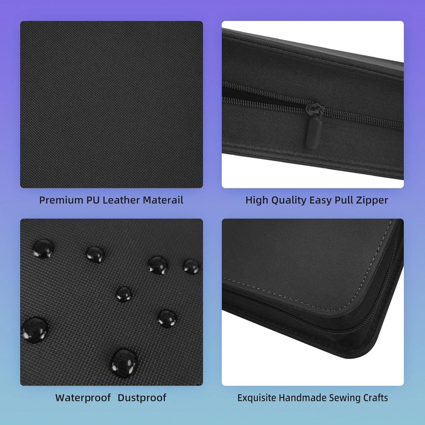 4 Pockets Premium Card Binder 160 Cards Trading Card Binders No Ring Card Storage Display Album(4 Pocket 160 Card Slot,Black)