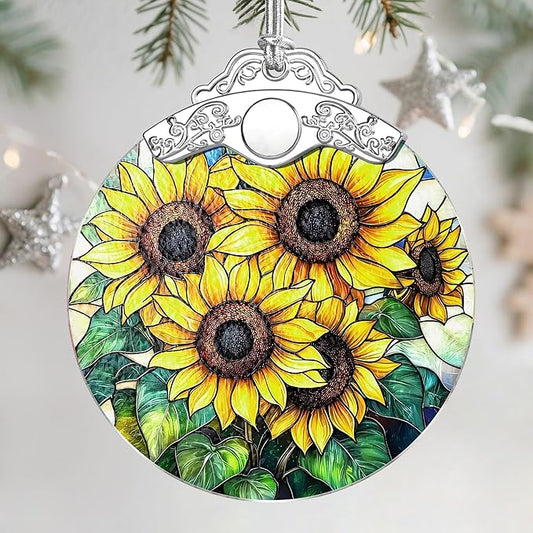 Stained Glass Ornament, Christmas Ornaments for Tree, Hanging Ornaments for Home Decor & Christmas Tree Decorations – Exquisite Holiday Ornament, Gifts & Holiday Present