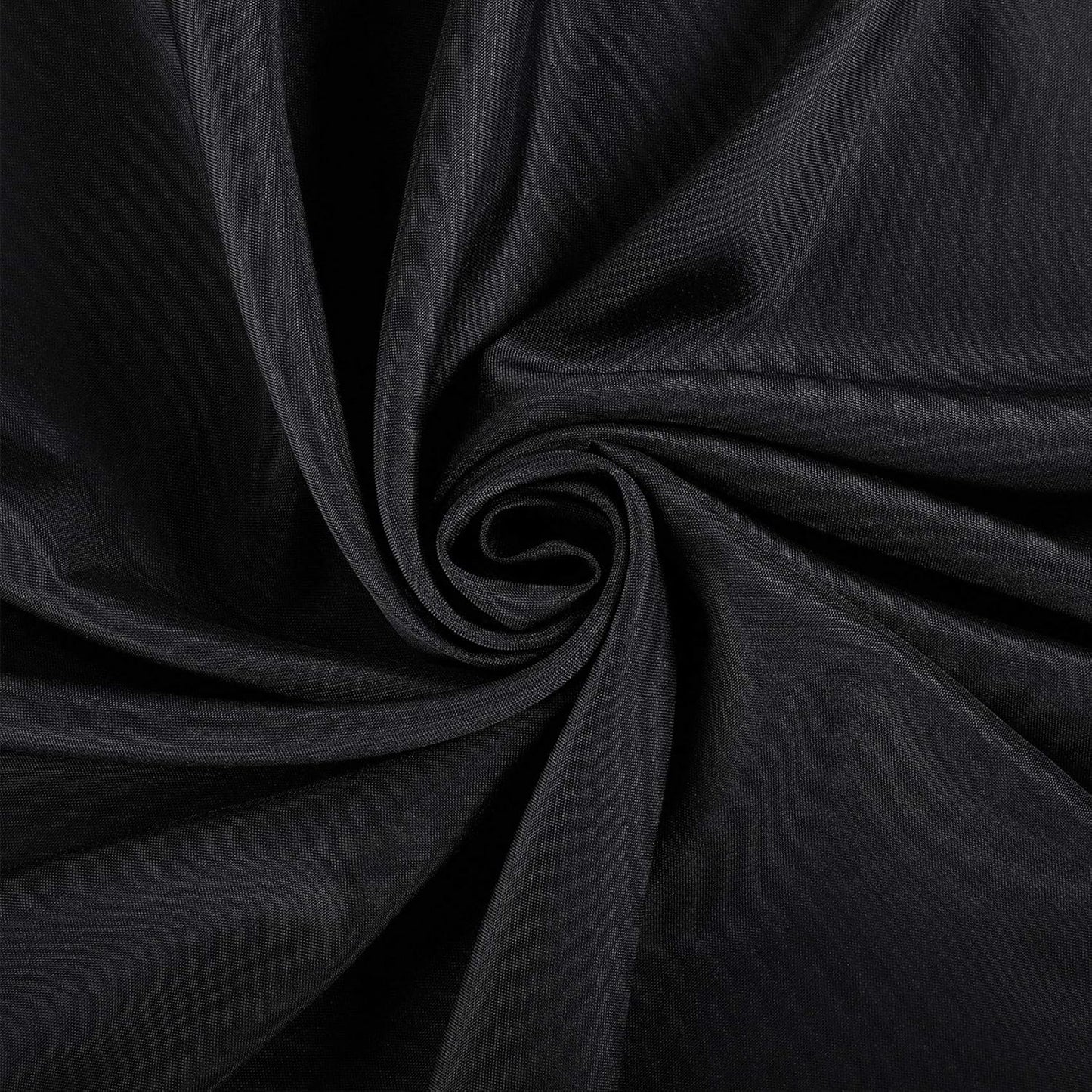 Ascoza 2pack 60 Inch Black Rectangular Tablecloth in Polyester Fabric for Wedding/Banquet/Restaurant/Parties